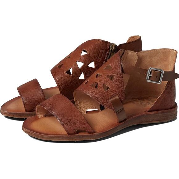 Miz Mooz Womens Frida Sandals EU 39 US 8.5-9 Brown Brandy Leather NIB - Picture 1 of 14
